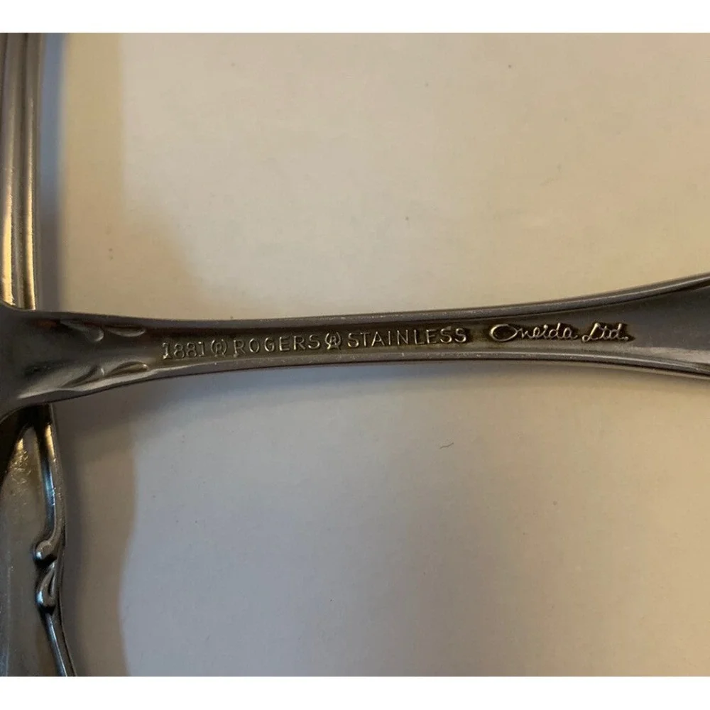 Oneida Stainless 1881 Rogers Arbor Rose True Rose 3 Salad Forks